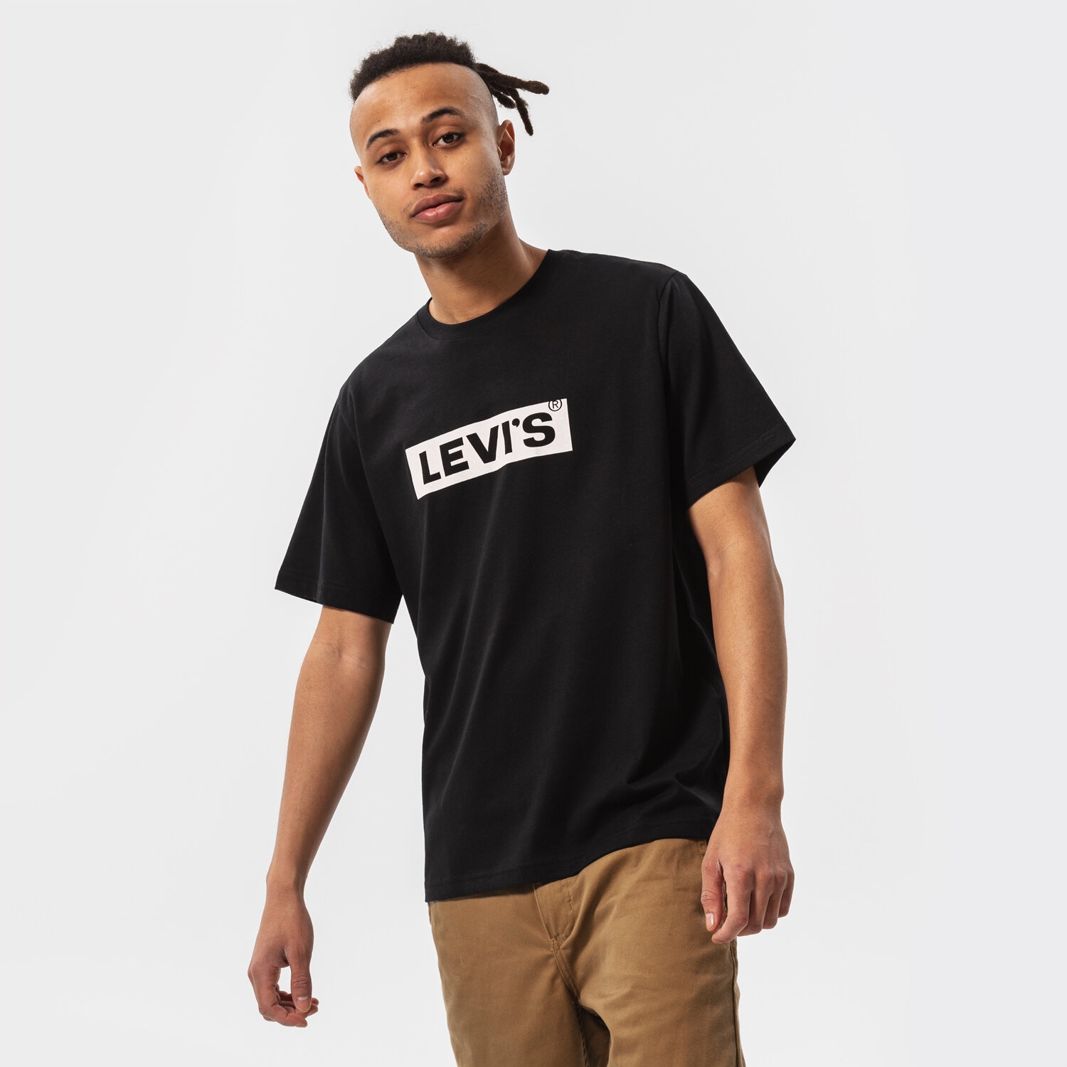 pánské tričko LEVI'S TRIČKO MT-GRAPHIC TEES A2082-0047 ČERNÁ
