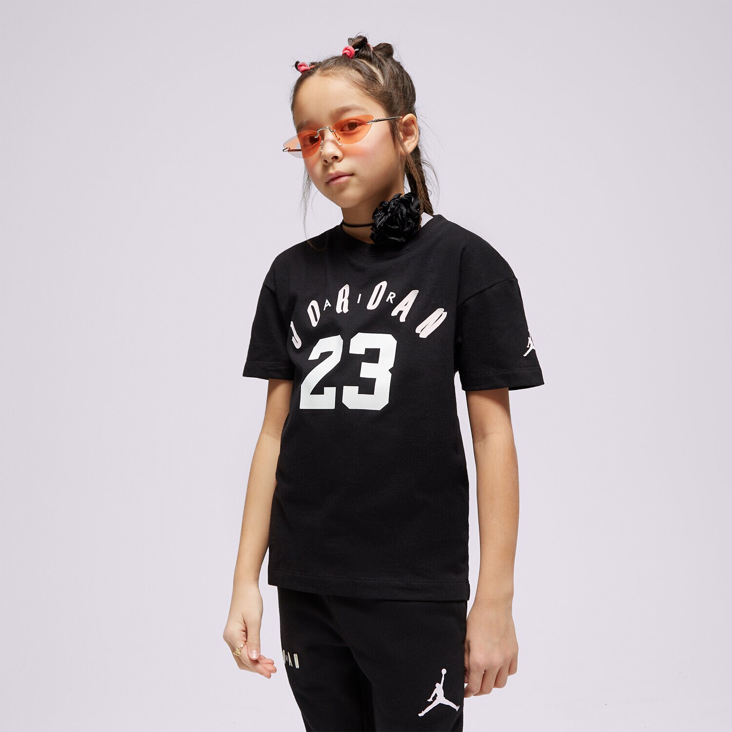 dětské tričko JORDAN TRIČKO 23 SOFT TOUCH SS GIRL 45C826-023 ČERNÁ