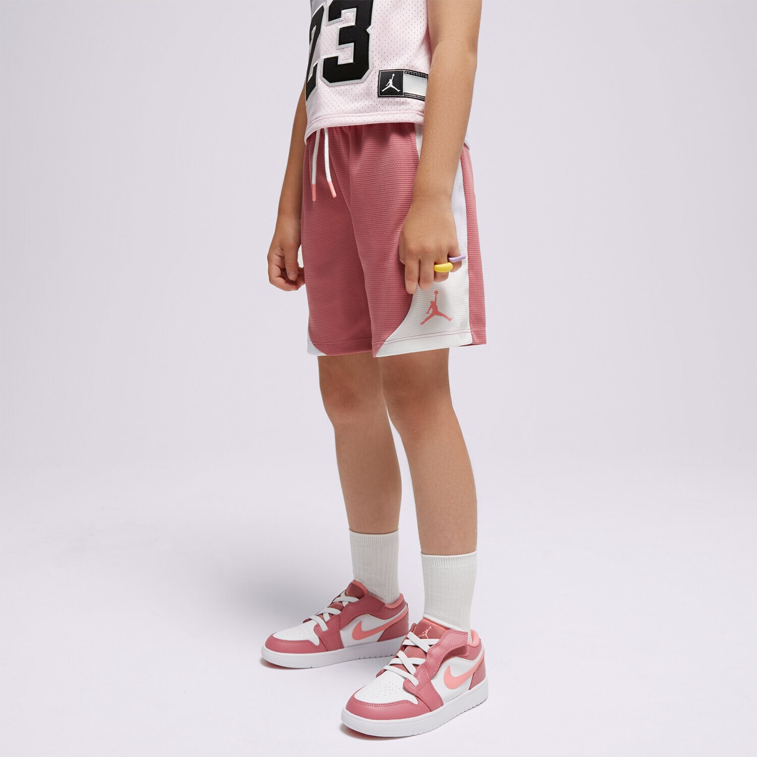 JORDAN ŠORTKY  JUMPMAN LIFE SPORT SHORT GIRL 45B486P9I RŮŽOVÁ
