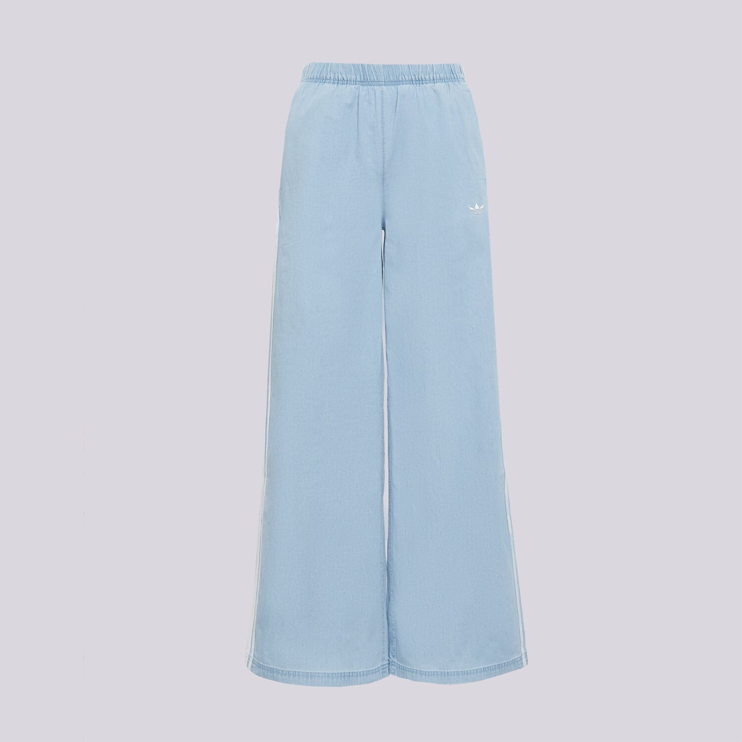 dámské kalhoty ADIDAS KALHOTY  DENIM WIDE LEG KY8111 MODRÁ
