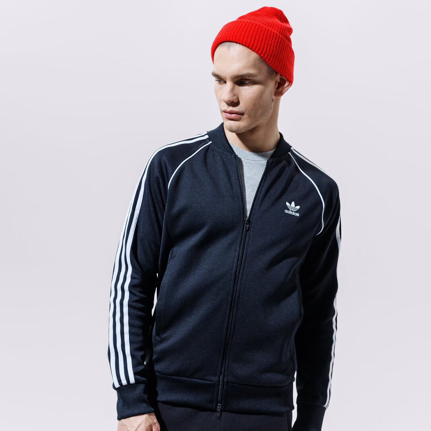 pánská mikina ADIDAS SS TRACK TOP  GF0198 ČERNÁ