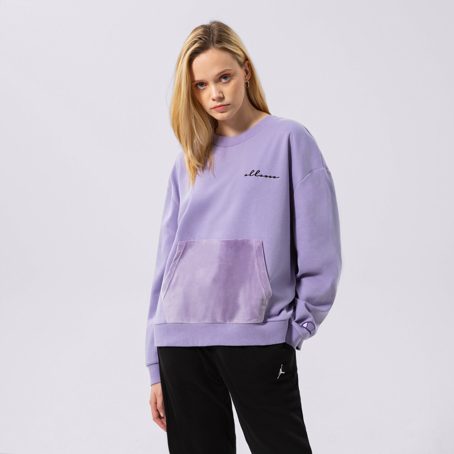 dámská mikina ELLESSE MIKINA KIRAIC SWEATSHIRT PRPL SGM14162305 FIALOVÁ