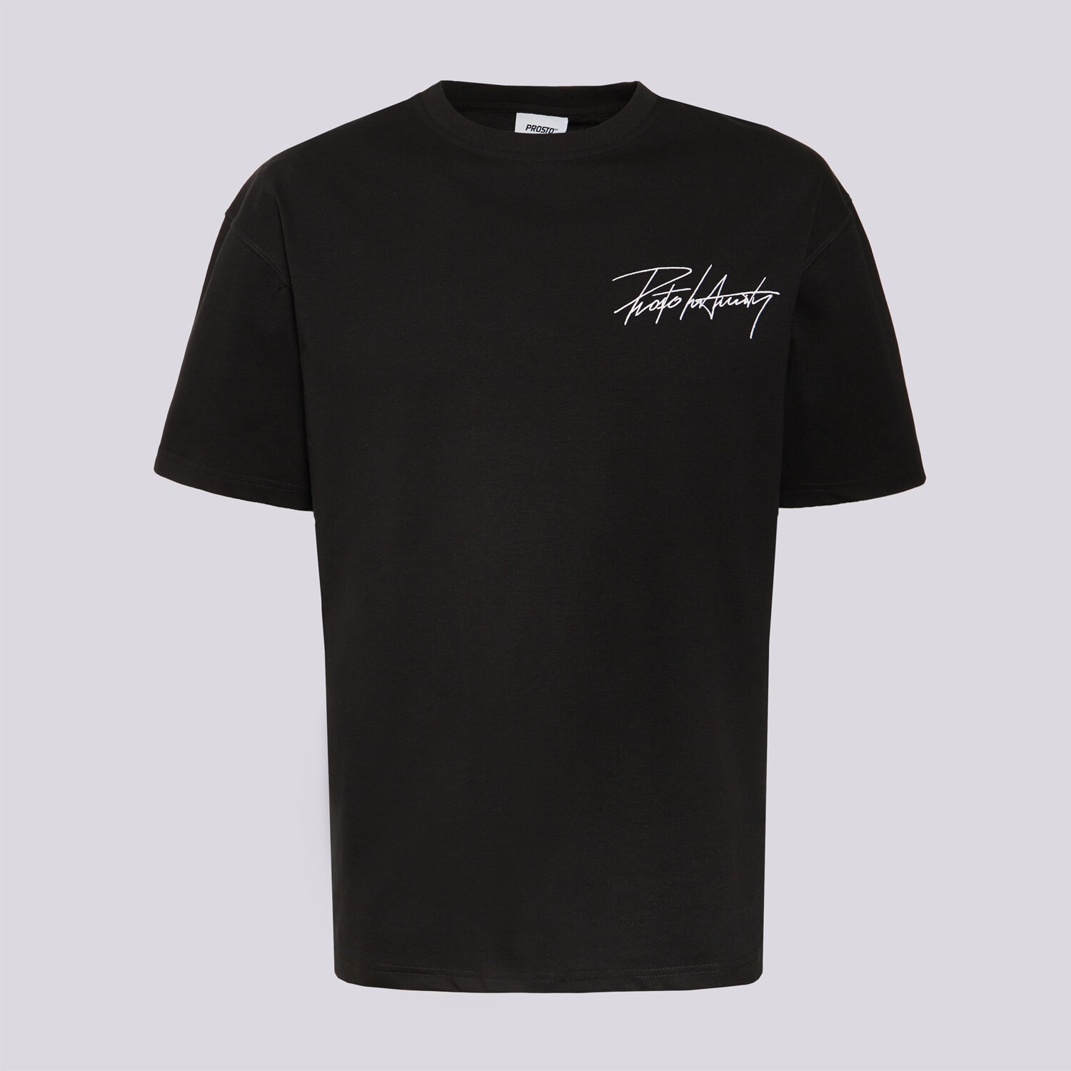 pánské tričko PROSTO TRIČKO CLUB BLACK KL261MTEE1202 ČERNÁ