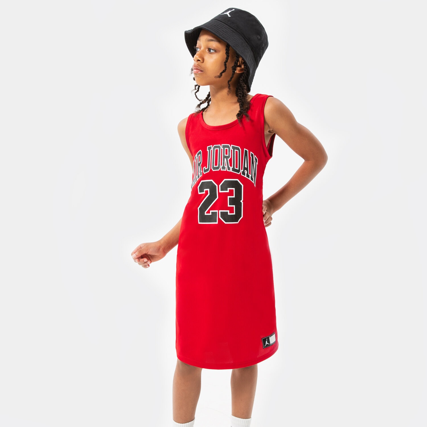 JORDAN ŠATY HBR JORDAN JERSEY DRESS GIRL 45B320-R78 ČERVENÁ