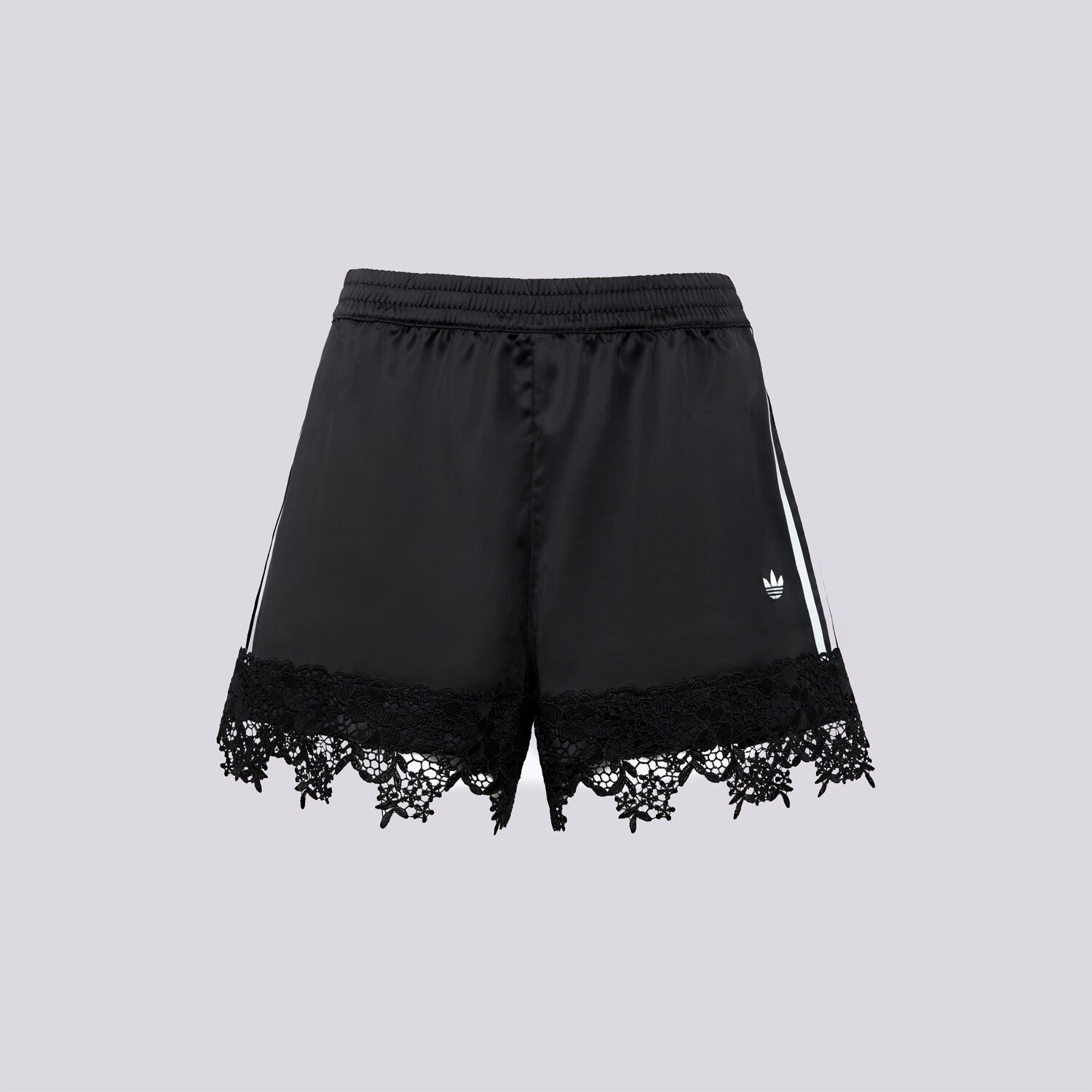 dámské kraťasy ADIDAS ŠORTKY  SATIN LACE SHORTS LD1813 ČERNÁ