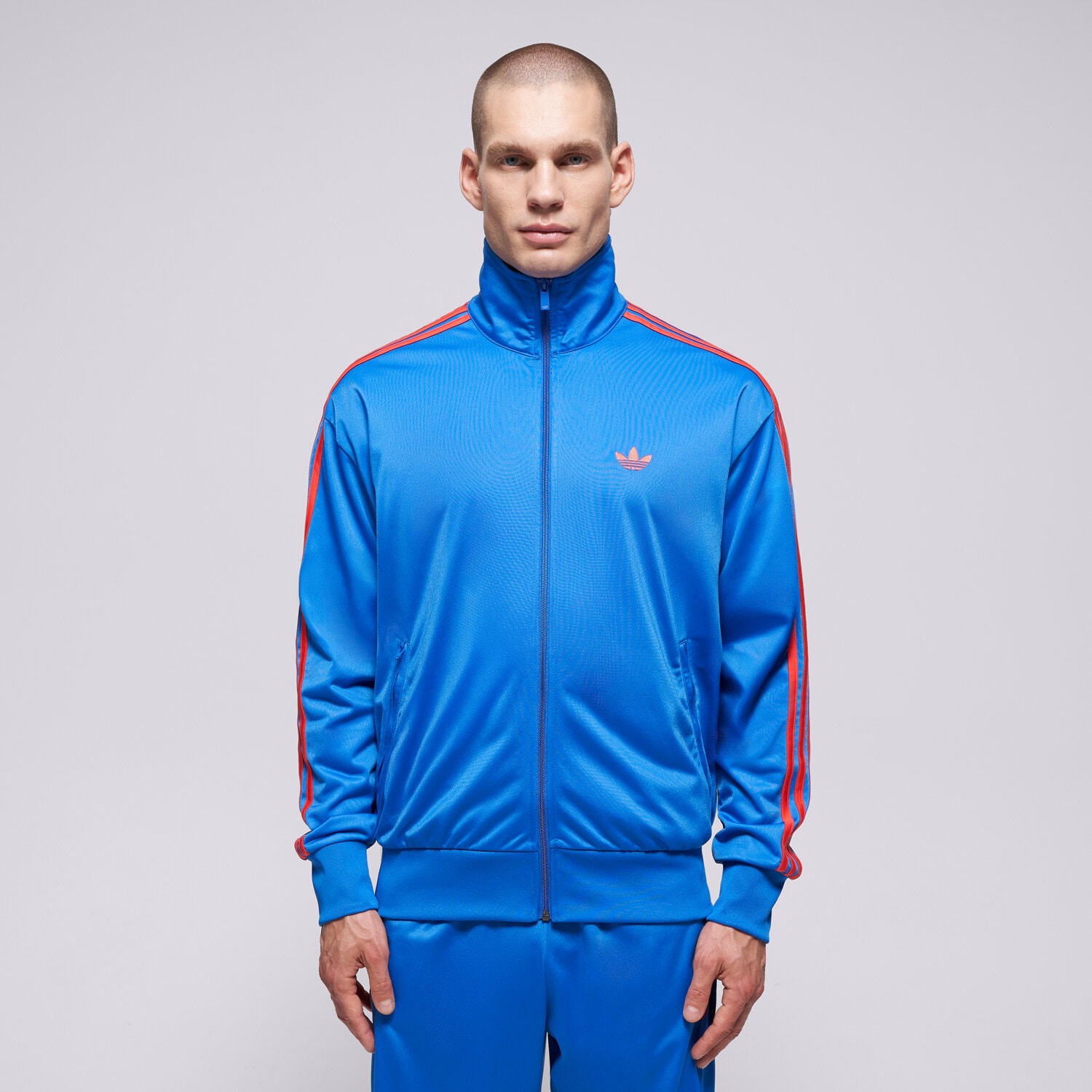 pánská mikina ADIDAS MIKINA ROZEPÍNACÍ FIREBIRD TT KD8310 MODRÁ