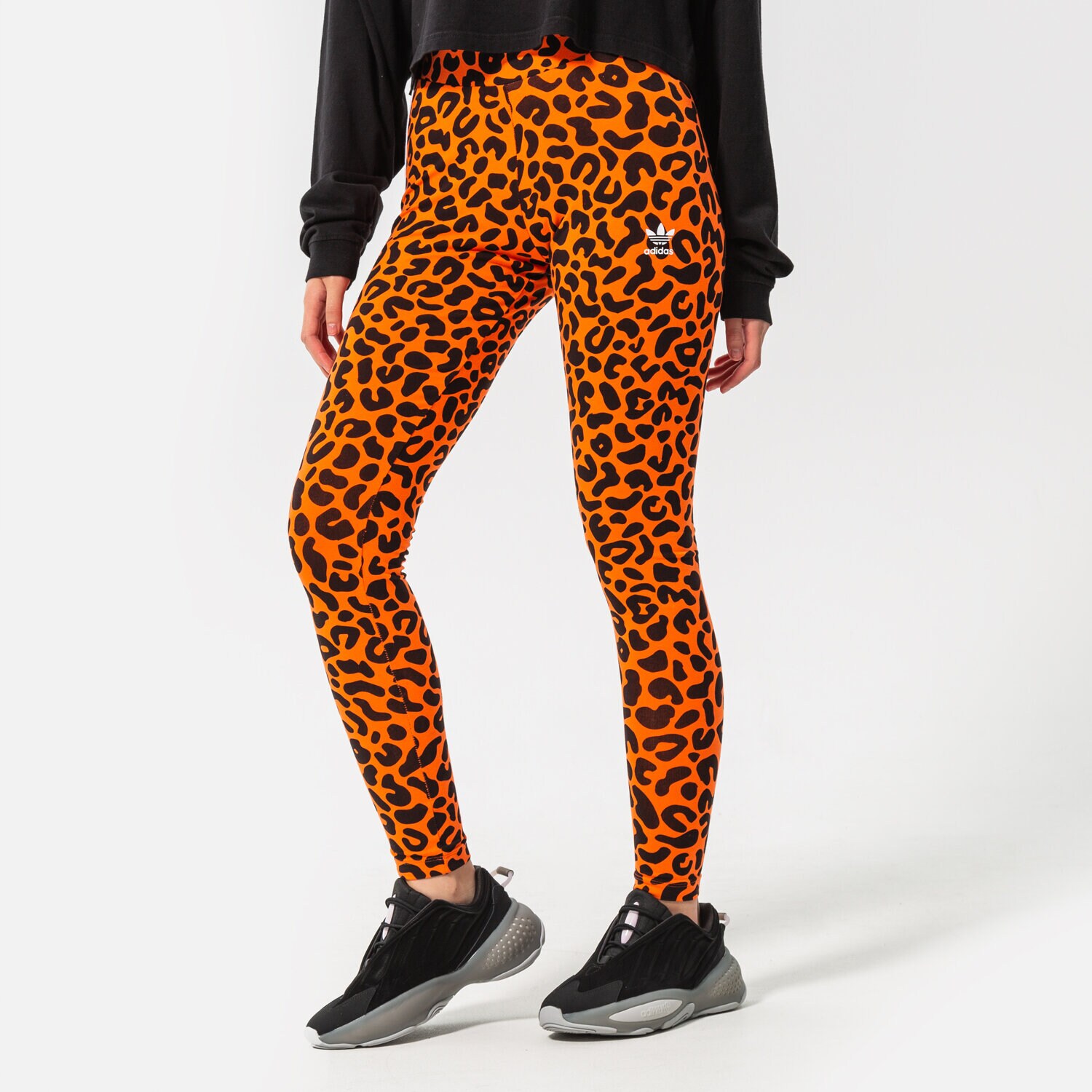 dámské kalhoty ADIDAS LEGGINGS TIGHT HC4477 ORANŽOVÁ