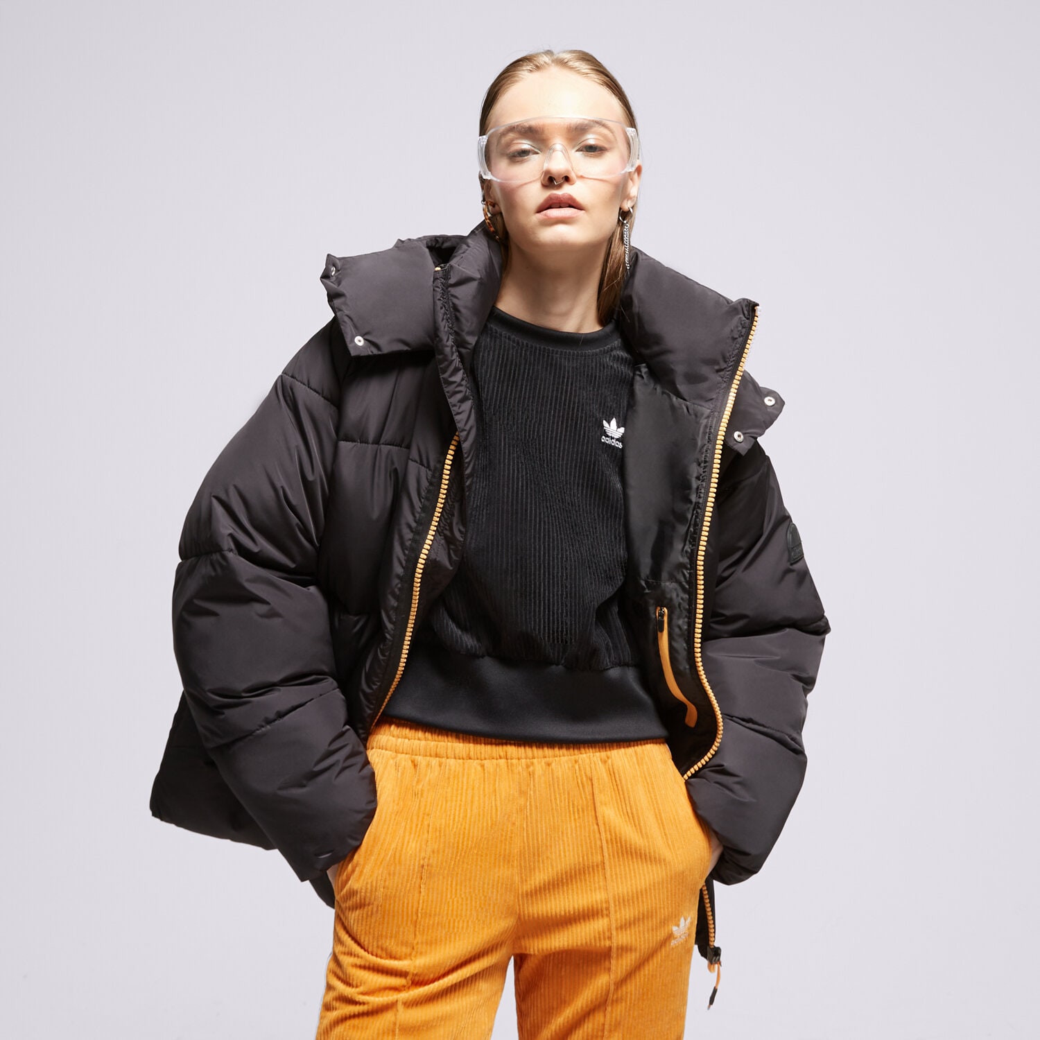 dámská zimní bunda ELLESSE BUNDA PÉŘOVÁ EDGWARE PADDED JACKET BLK SRT19262011 ČERNÁ