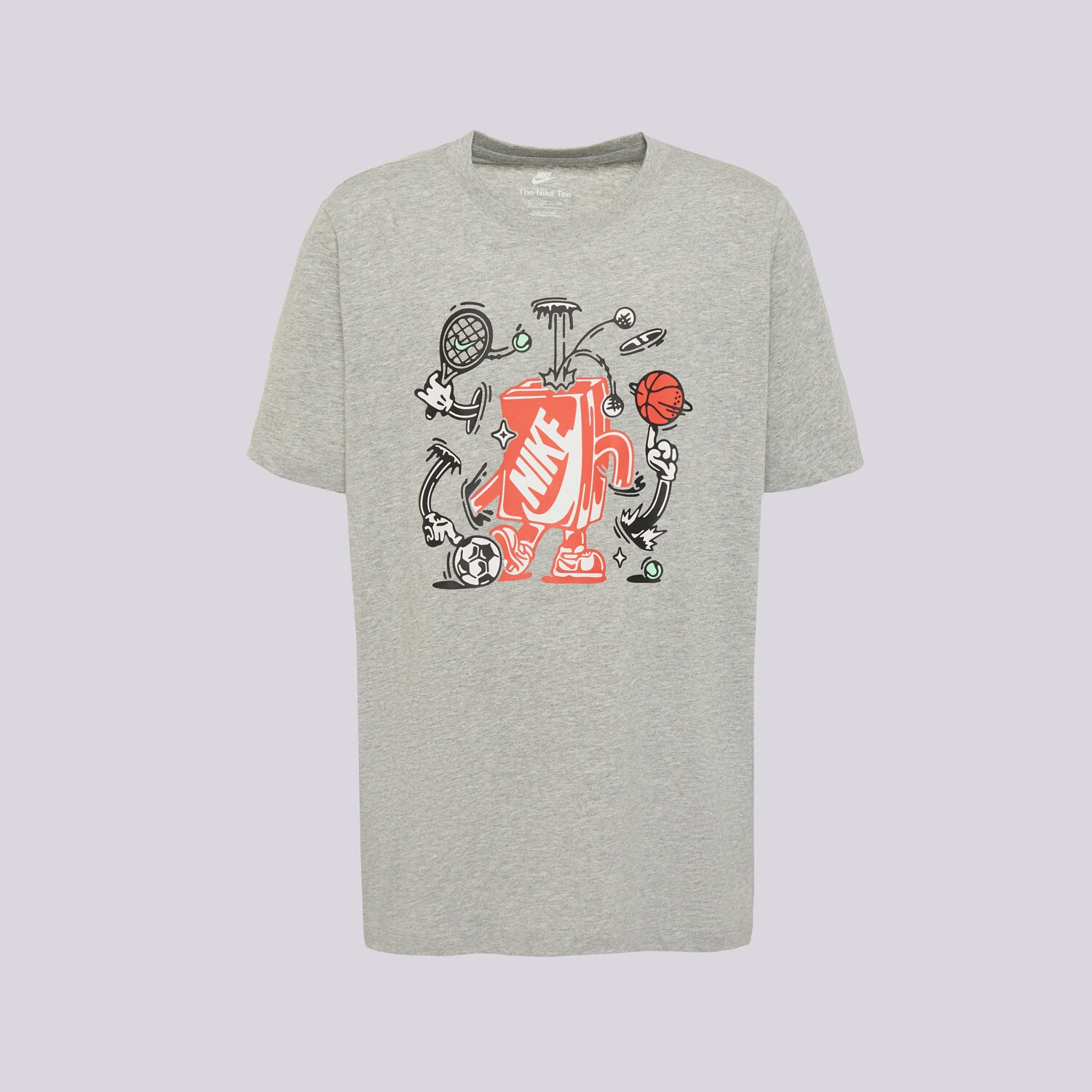 dětské tričko NIKE TRIČKO K NSW TEE BOXY MLT SPT BOY IO1995-063 ŠEDÁ