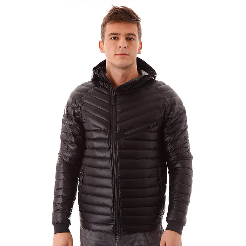 pánská zimní bunda NIKE BUNDA NIKE ECHELON JACKET-900 HOODED 543156010 ČERNÁ