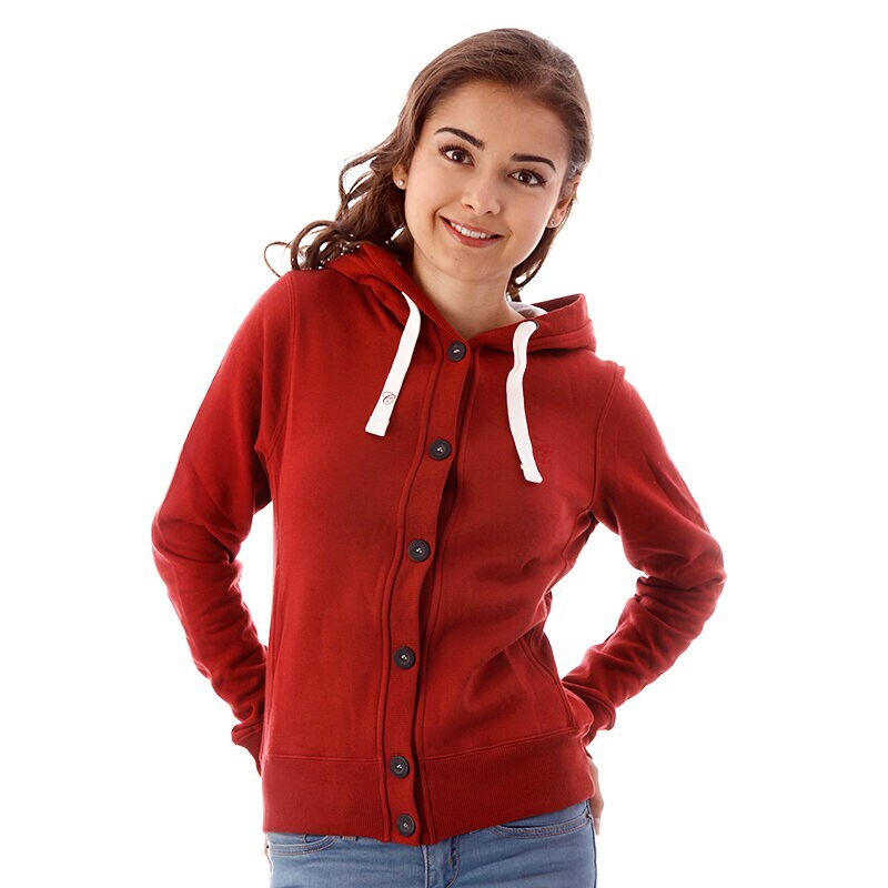 dámská mikina CONFRONT MIKINA TAMIZA CF33BLD11629 ČERVENÁ