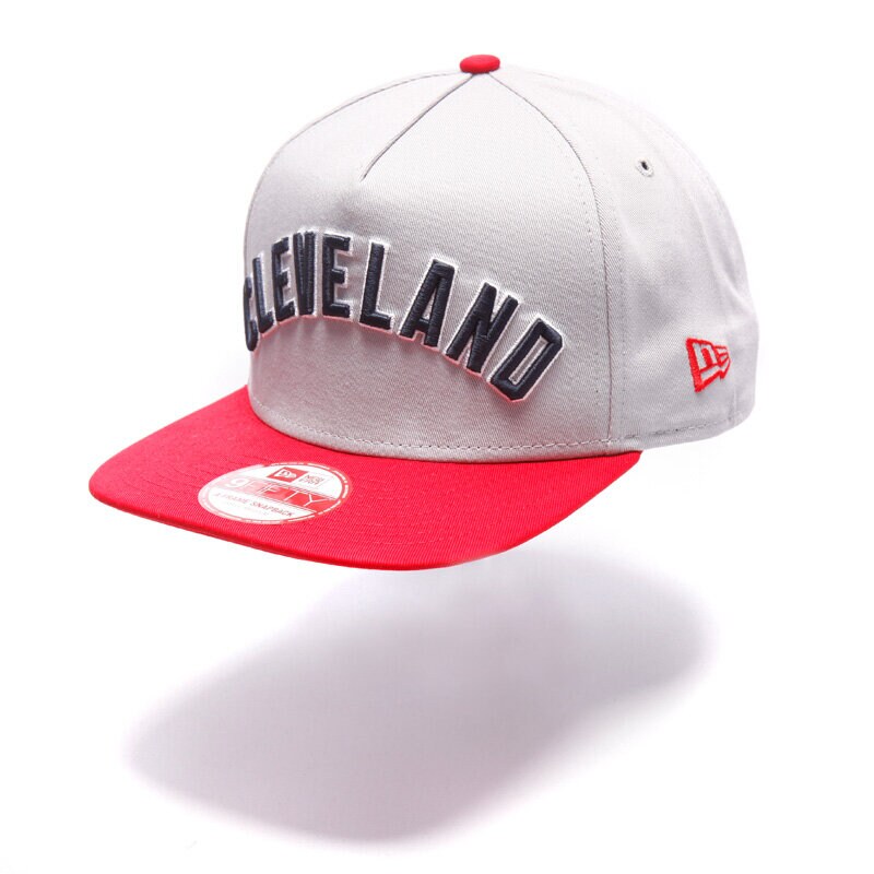dětská kšiltovka NEW ERA ČEPICE TURNOVER 2 CLEVELAND INDIANS 10842104 ŠEDÁ