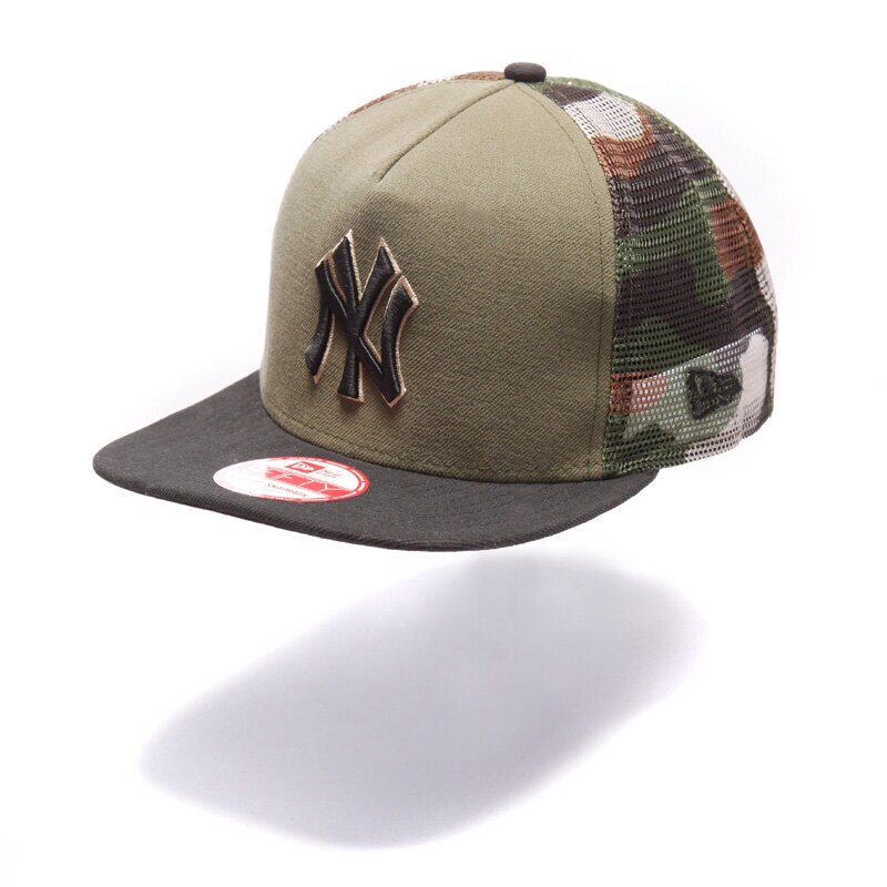 dětská kšiltovka NEW ERA ČEPICE MESHED CAMO NEW YORK YANKEES 10846191 VÍCEBAREVNÁ