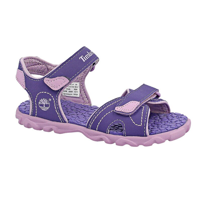 dětské sandály TIMBERLAND SPLASHTOWN 2 STRAP SANDAL 7781R FIALOVÁ