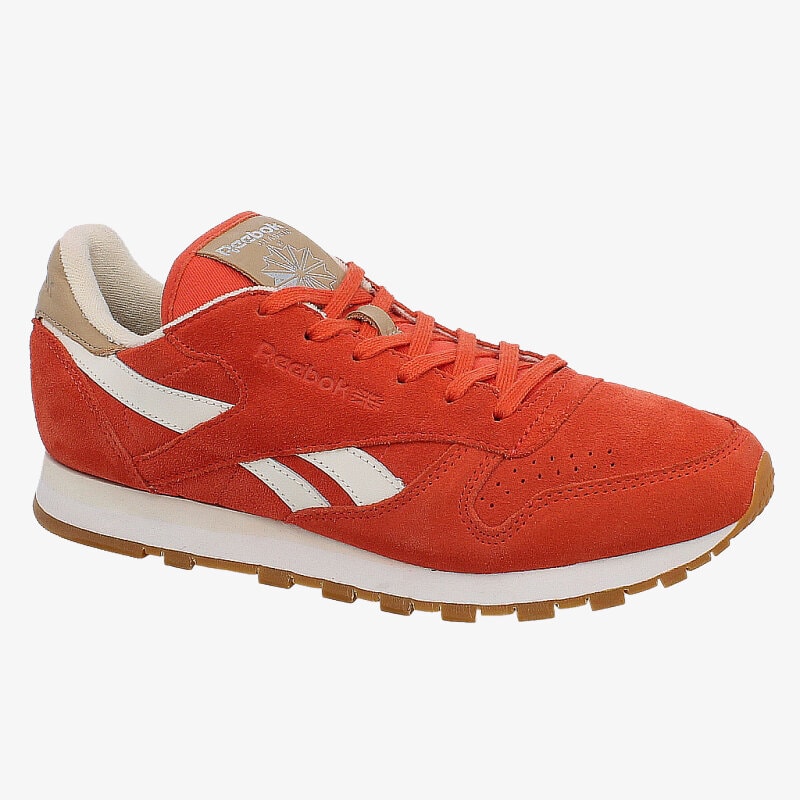 REEBOK CL LEATHER SUEDE V55542 ČERVENÁ