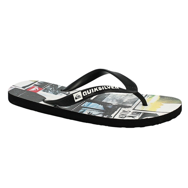 pánské pantofle QUIKSILVER MOLOKAI PHOTOGRAP  EQYL100028XKKB VÍCEBAREVNÁ