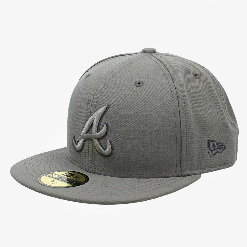 dětská kšiltovka NEW ERA ČEPICE CHENILLE ATLANTA BRAVES 10858654 ŠEDÁ