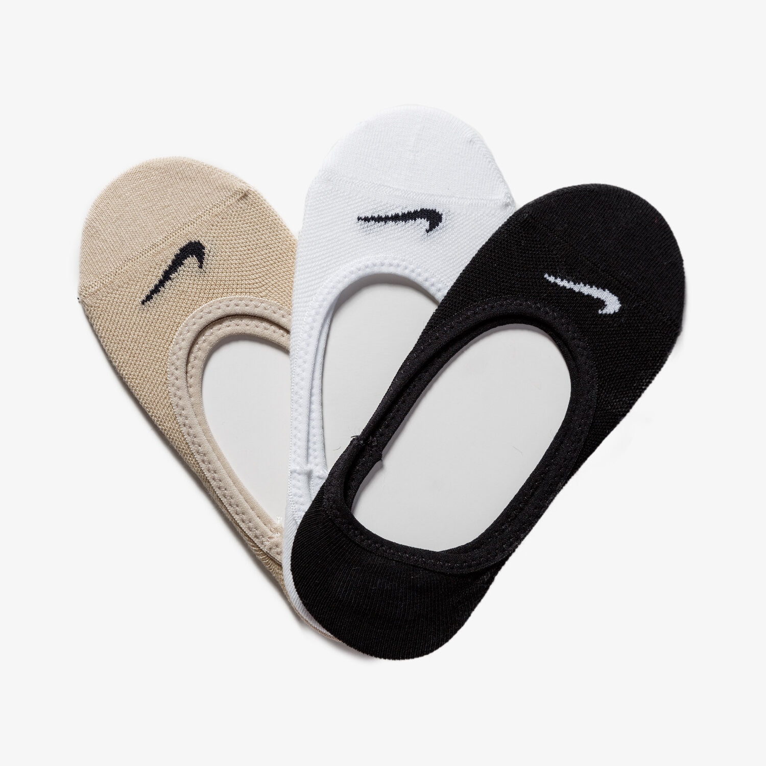 dámské ponožky NIKE PONOŽKY 3PPK WOMEN'S LIGHTWEIGHT FOOTI SX4863-900 VÍCEBAREVNÁ