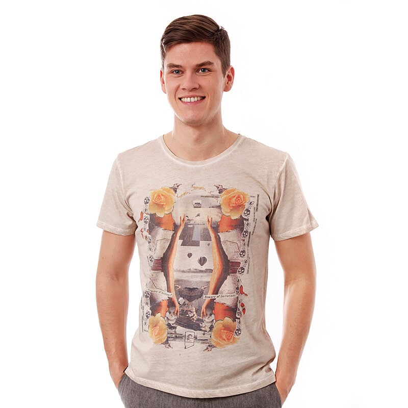 pánské tričko O'NEILL TRIČKO O'RIGINALS MEX S/SLV TEE 4023001081 ŠEDÁ