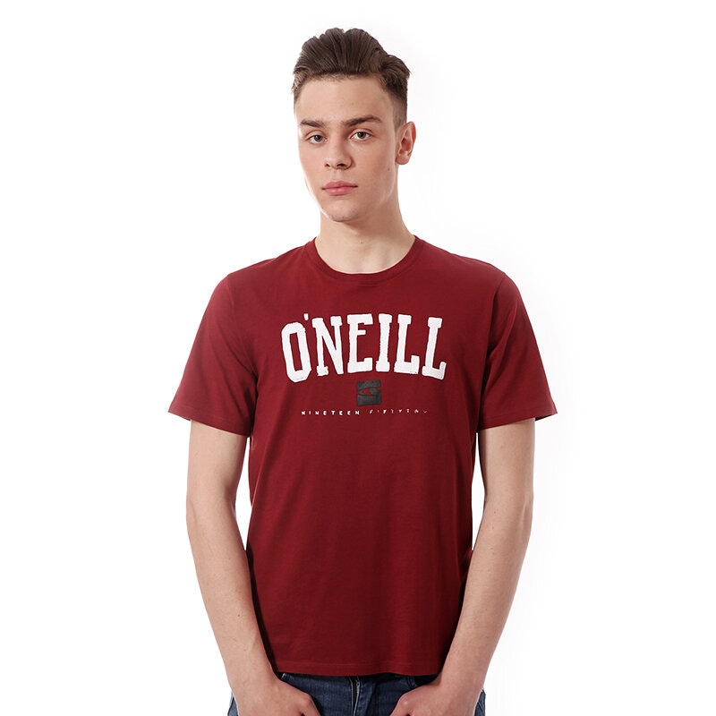 pánské tričko O'NEILL TRIČKO 101 S/SLV TEE 4036083055 BORDOVÁ
