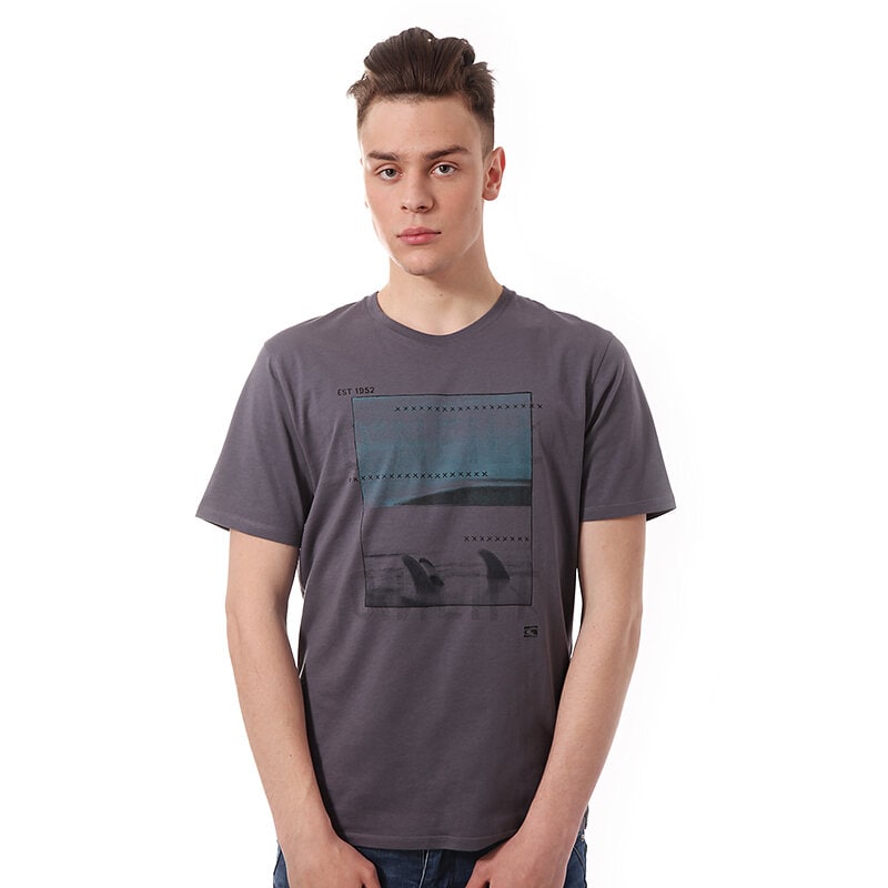 pánské tričko O'NEILL TRIČKO SOUTH SWELL S/SLV TEE 4036048016 ŠEDÁ