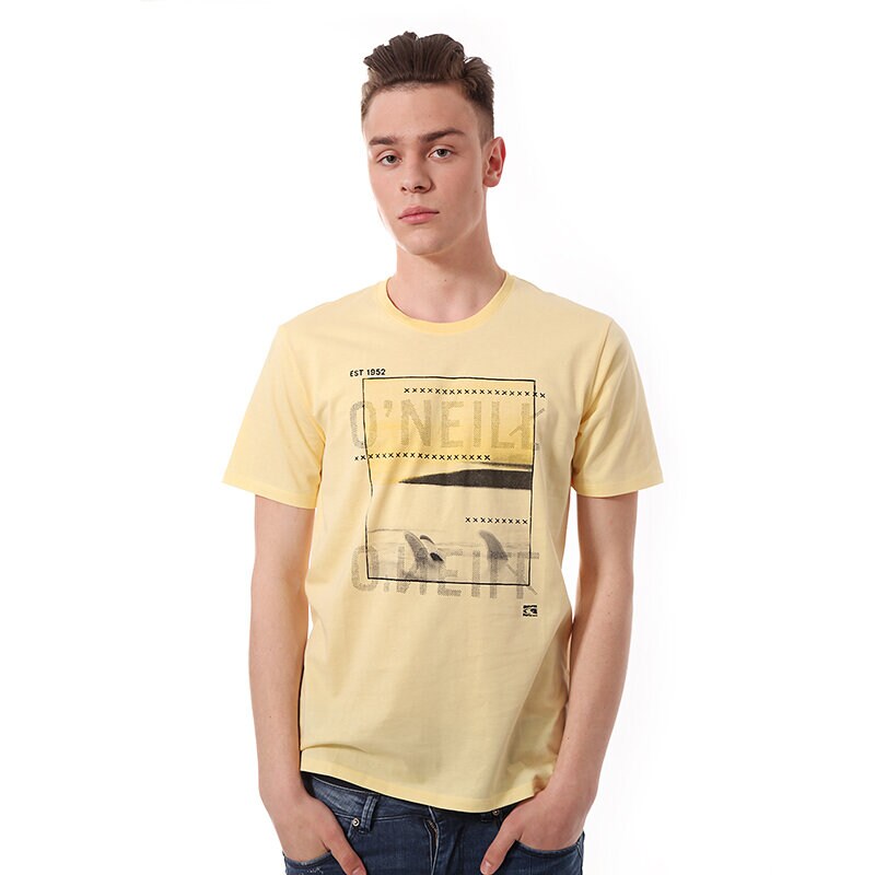 pánské tričko O'NEILL TRIČKO SOUTH SWELL S/SLV TEE 4036042031 ŽLUTÁ
