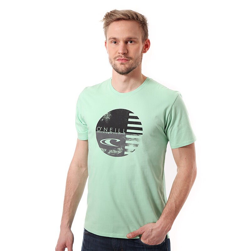pánské tričko O'NEILL TRIČKO LM TARGET S/SLV TEE 4036006056 ZELENÁ