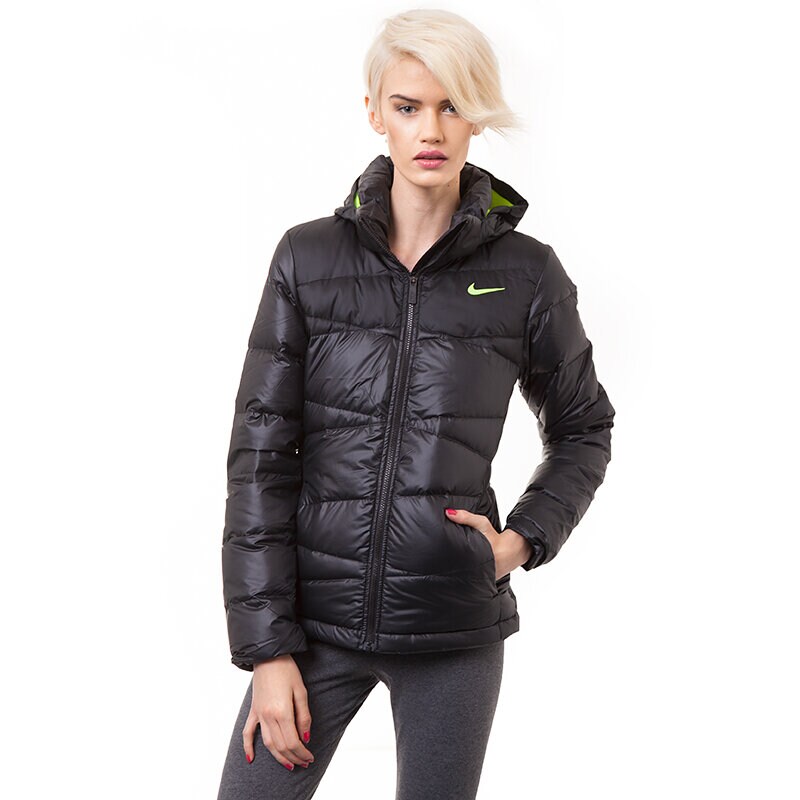 dámská zimní bunda NIKE BUNDA ALLIANCE JKT - 550 HOODED 626977010 ČERNÁ