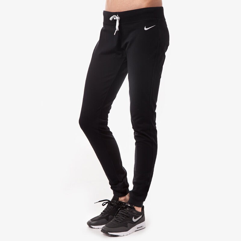 dámské kalhoty NIKE KALHOTY  JERSEY PANT CUFFED 617330010 ČERNÁ