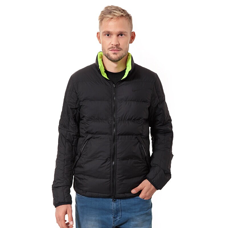 pánská zimní bunda NIKE BUNDA ALLIANCE JACKET- FLIP IT 614688010 ČERNÁ