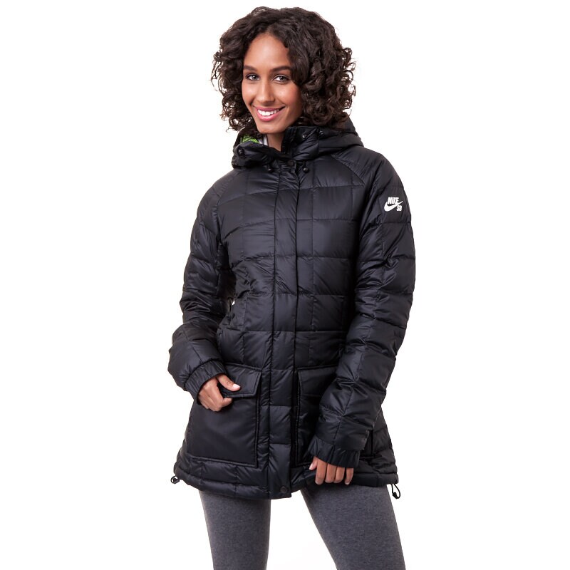 dámská zimní bunda NIKE BUNDA 700 DOWN JACKET 615760010 ČERNÁ