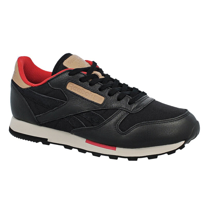 REEBOK CL LEATHER UTILITY TXT M44413 ČERNÁ