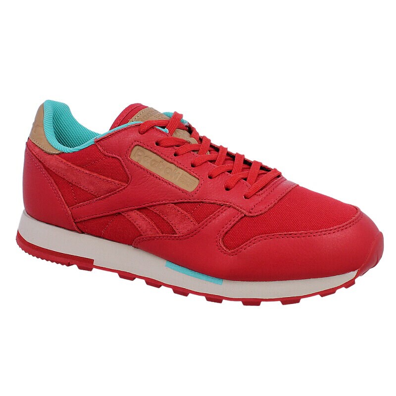 REEBOK CL LEATHER UTILITY TXT M40855 ČERVENÁ
