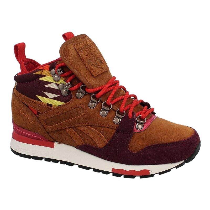 dámské zimní boty (obuv) REEBOK GL 6000 MID WW M42108 HNĚDÁ