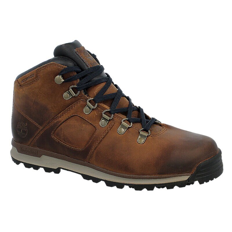 pánská outdoorová obuv TIMBERLAND GT SCRAMBLE MID LEATHER WP  2210R HNĚDÁ