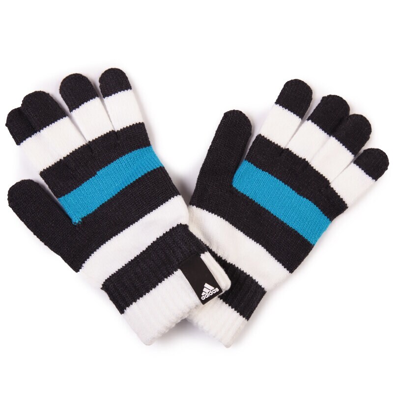 ADIDAS RUKAVICE STRIPED GLOVES M66615 MODRÁ