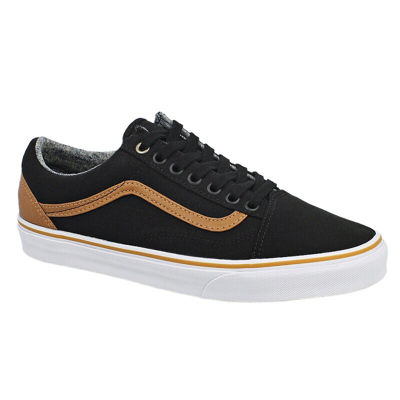 pánské skate boty (skateboardové) VANS OLD SKOOL  VVOKDCO ČERNÁ