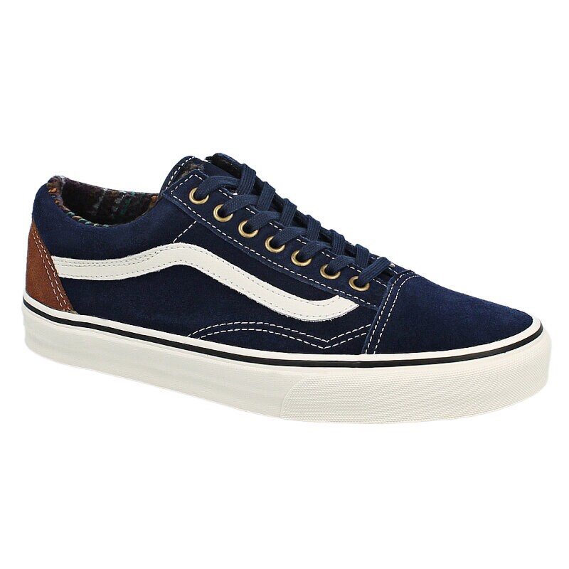 pánské skate boty (skateboardové) VANS OLD SKOOL  VVOKD9L TMAVOMODRÁ