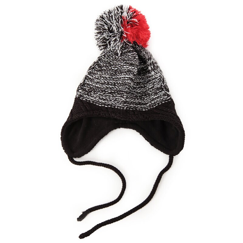 dětská čepice PUMA ČEPICE EARFLAP BEANIE 83013901 ČERNÁ