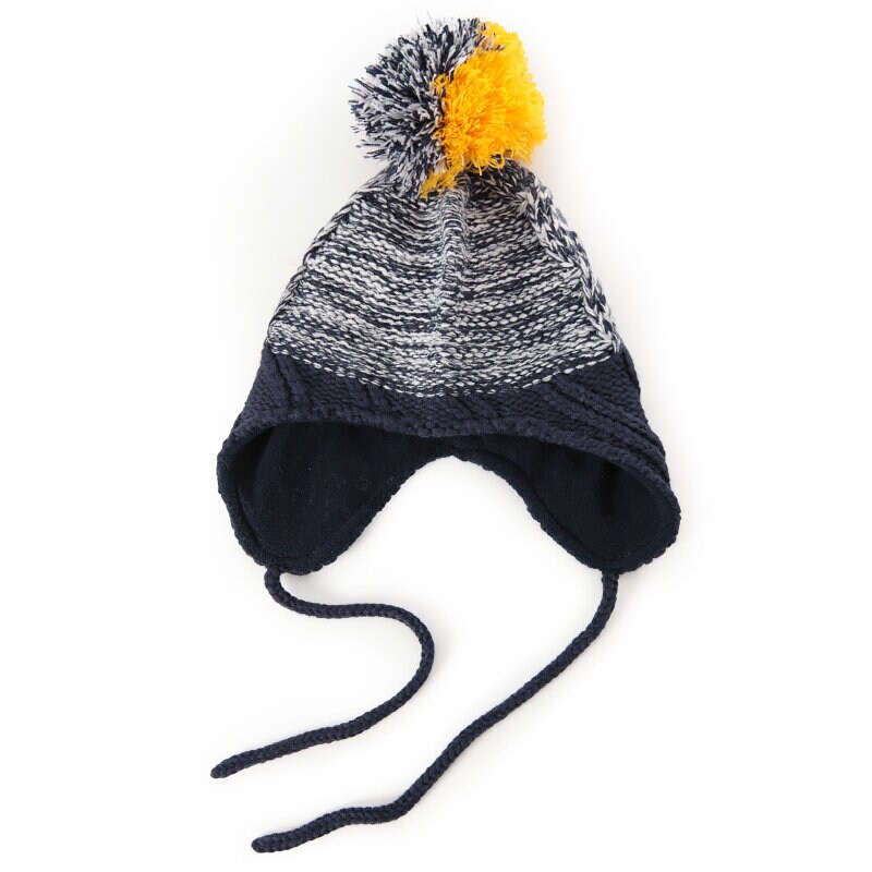 dětská čepice PUMA ČEPICE EARFLAP BEANIE 83013902 TMAVOMODRÁ