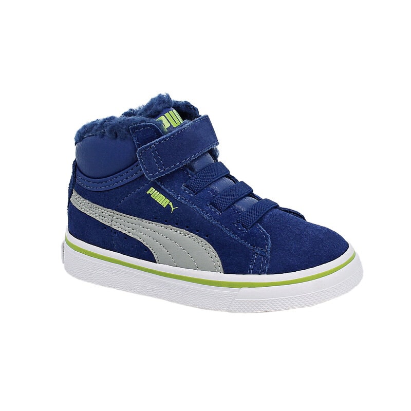 dětské tenisky PUMA MID VULC FUR V KIDS 35414307 MODRÁ