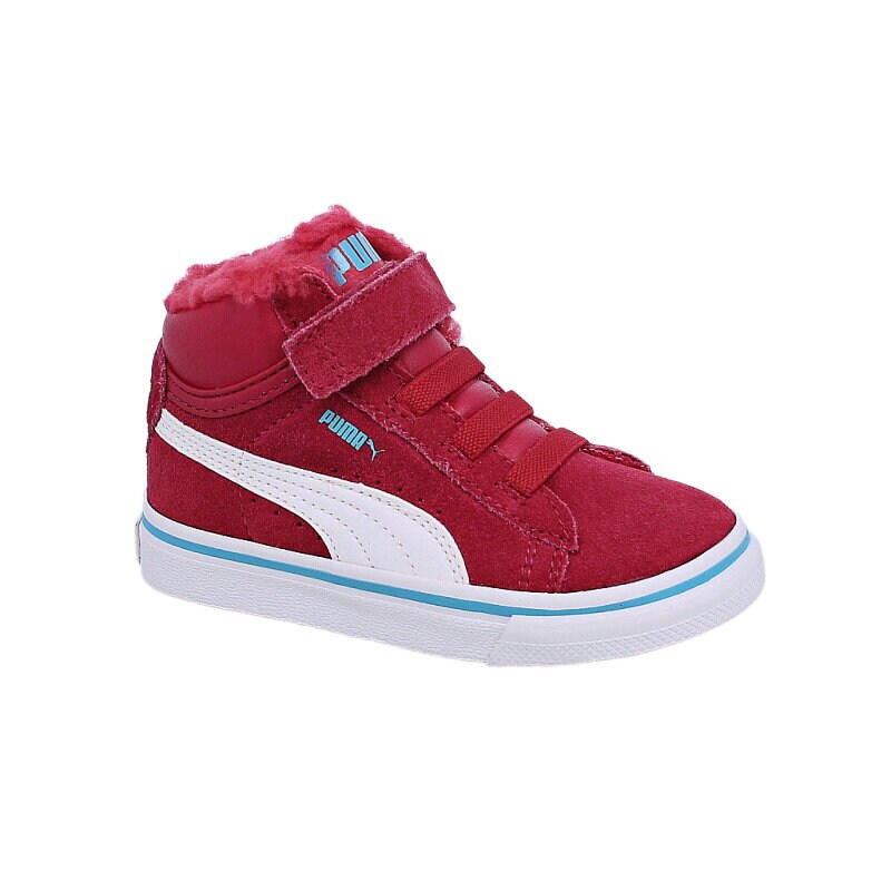 dětské tenisky PUMA MID VULC FUR V KIDS 35414309 RŮŽOVÁ
