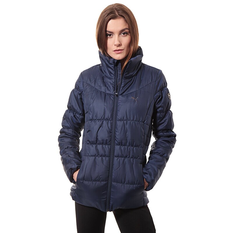 dámská zimní bunda PUMA BUNDA ESS PADDED JACKET 83006803 TMAVOMODRÁ