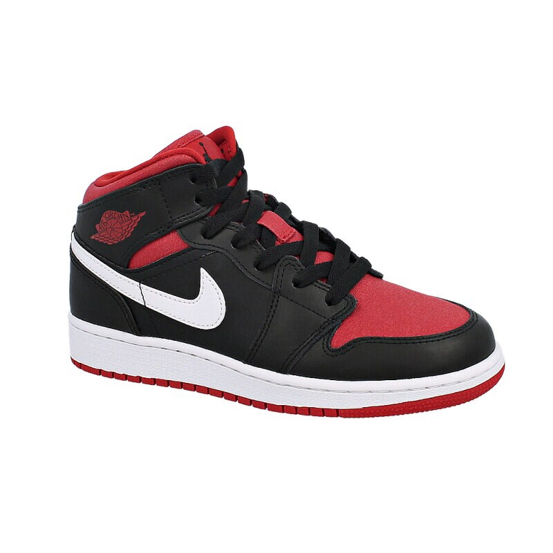 JORDAN AIR 1 MID BG  554725020 ČERNÁ