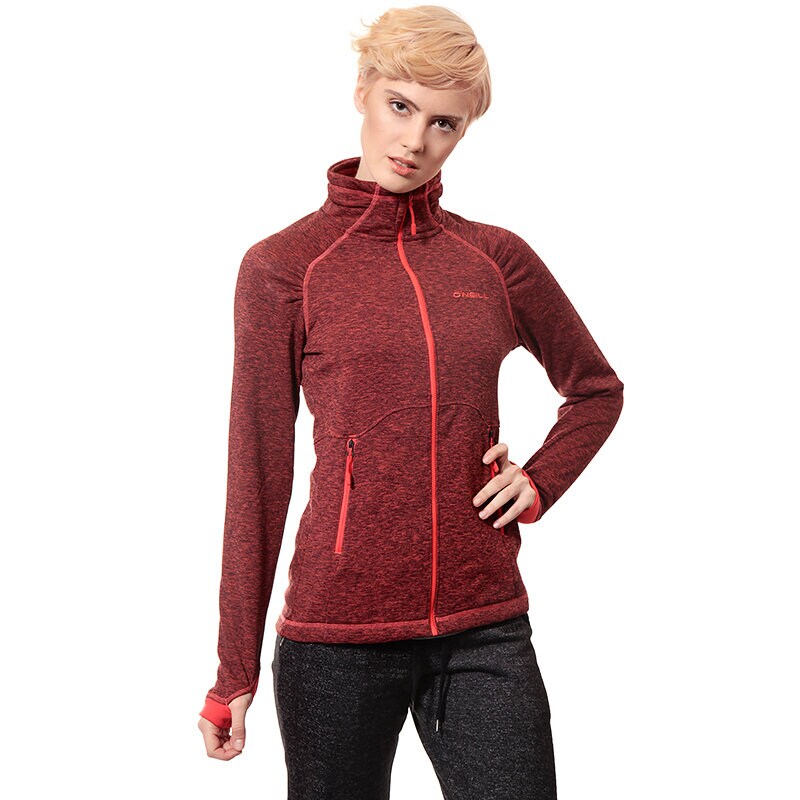 dámská mikina O'NEILL FLEECE MIKINA PWTF HEAT 4552033016 ČERVENÁ