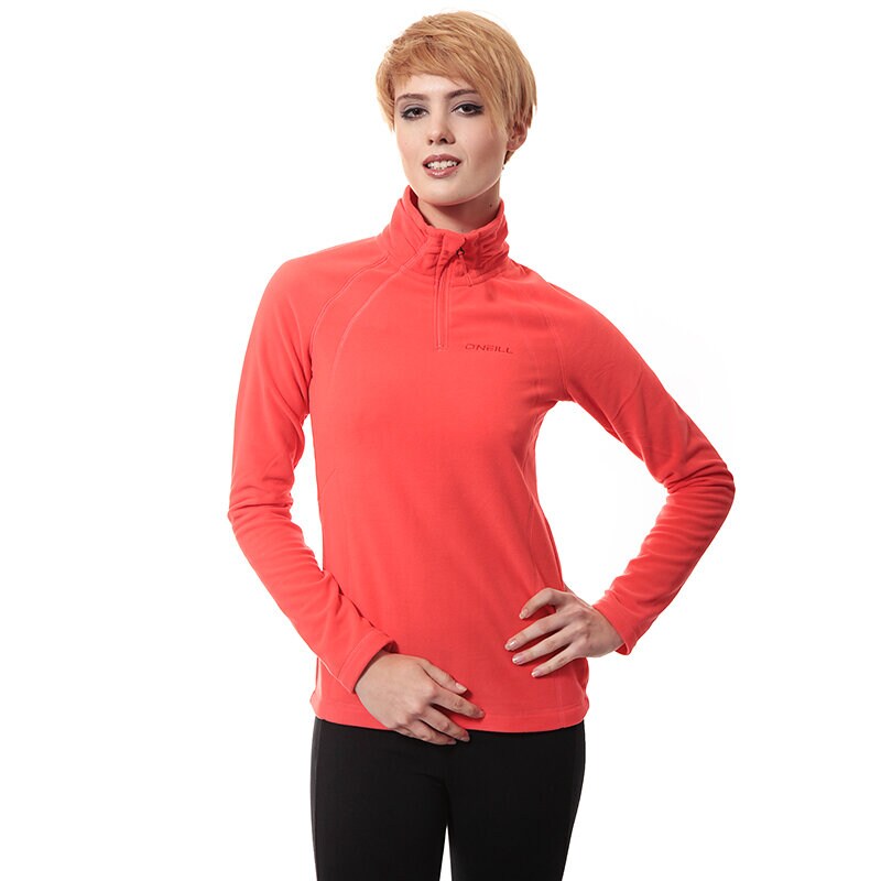 dámská mikina O'NEILL FLEECE MIKINA PWTF 1/2 ZIP 4552083016 ČERVENÁ