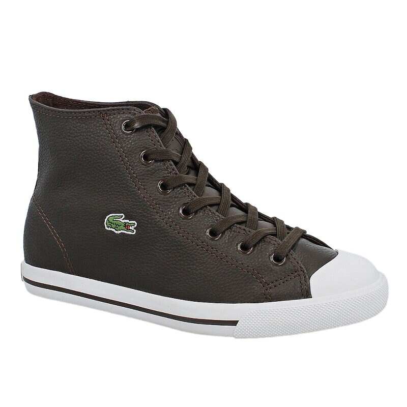 dámské tenisky LACOSTE L27 MID HHI 728SPW1132DB2 HNĚDÁ
