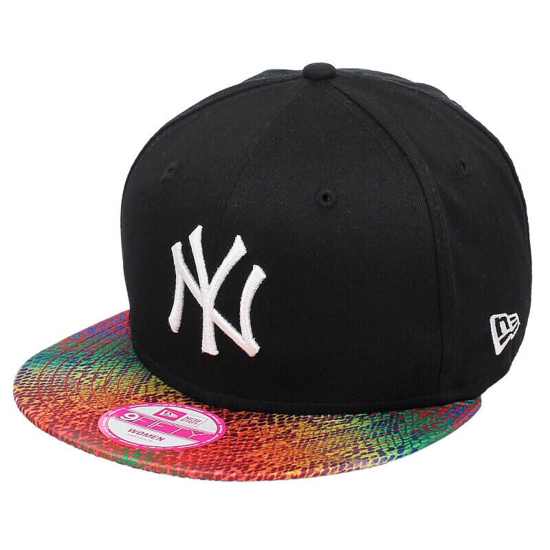 dámská kšiltovka NEW ERA ČEPICE VISOR SNAKE NEW YORK YANKEES 80064094 ČERNÁ