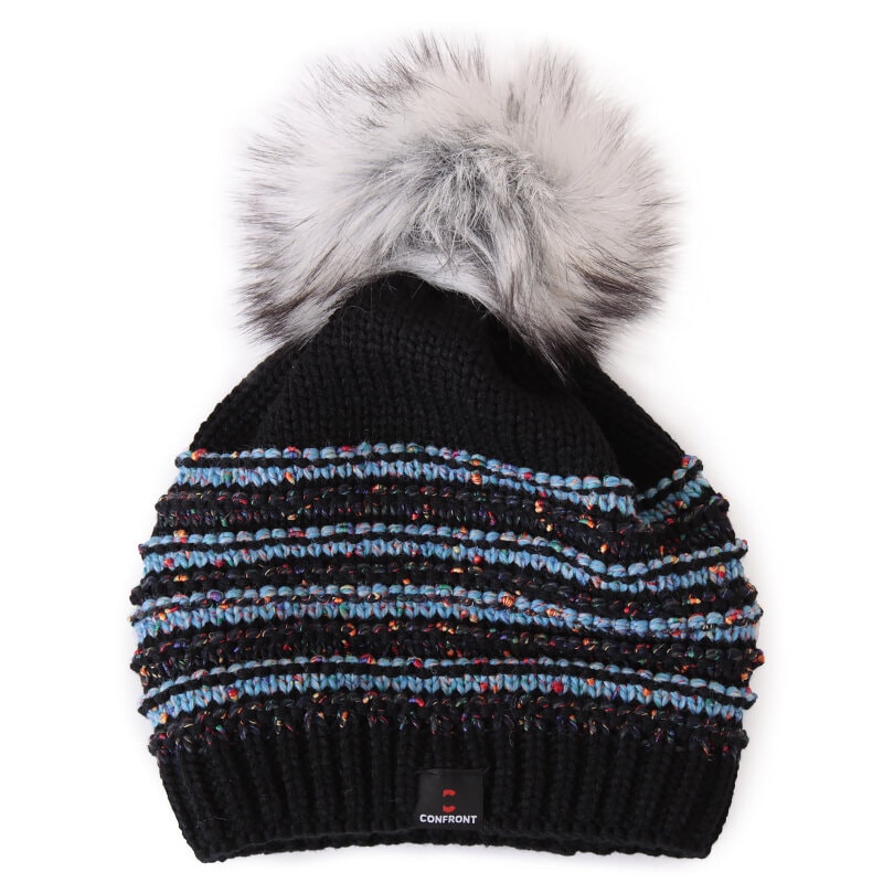 dětská čepice CONFRONT ČEPICE ZIMNÍ INLAND BLACK 110 P04INLAND110UNI ČERNÁ