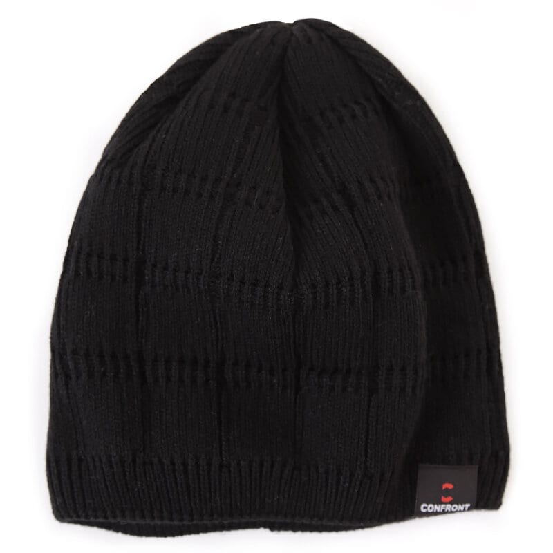 dětská čepice CONFRONT ČEPICE ZIMNÍ VIP BLACK 110 P04VIP110UNI ČERNÁ